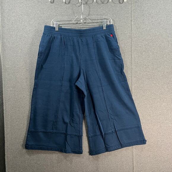 Peace Love World Petite French Terry Gaucho Faded Midnight, Petite Medium - Picture 1 of 9